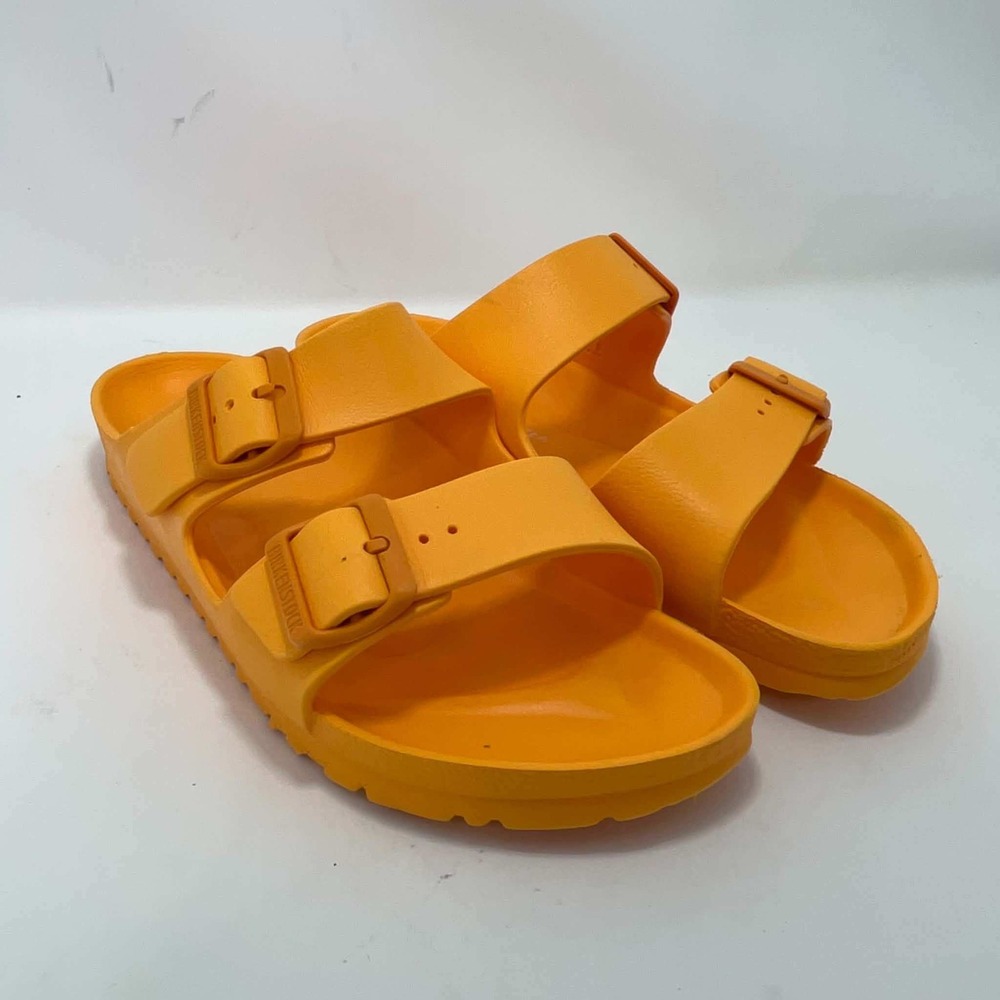 Birkenstock Arizona EVA Orange Two Strap Slide Sandals Waterproof EU 43 M10 W12